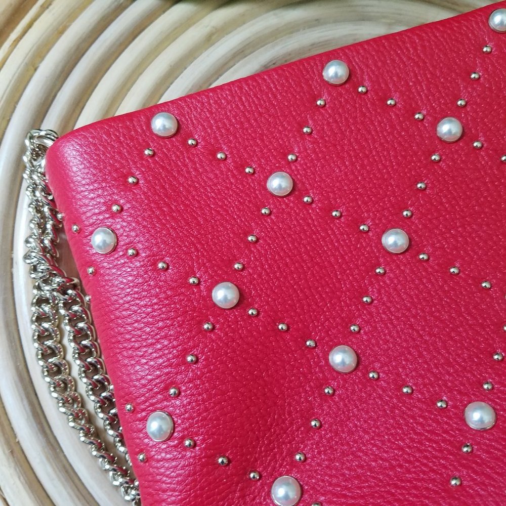 Kate Spade Hayes Street Pearl Ellery Royal Red - Picture 5 of 7